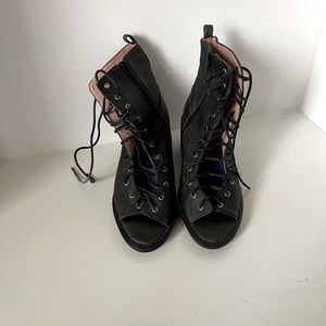 Jeffrey Campbell Lace Up Boots - Size 8.5